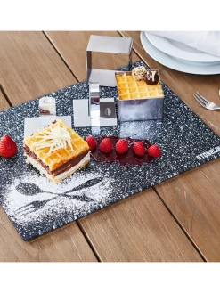 2er-Set: Schneidebretter in Schwarz