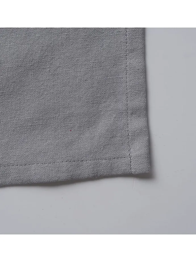 2er-Set: Schürzen "Grillzeit" in Rot/ Hellgrau - (L)84 x (B)60 cm