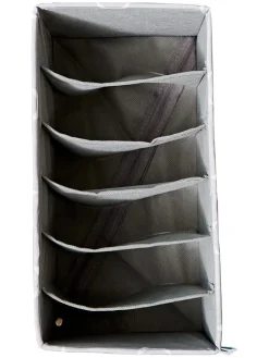 2er-Set: Schubladenorganizer in Grau - (B)15 x (H)15 x (T)30 cm