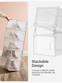 18er-Set: Schuhboxen - (B)25 x (H)19 x (T)35 cm