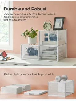 18er-Set: Schuhboxen - (B)25 x (H)19 x (T)35 cm