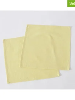 2er-Set: Servietten "Lenea" in Gelb - (L)40 x (B)40 cm