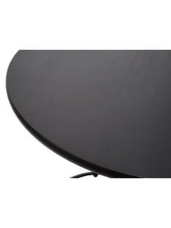 2er-Set Sitzhocker und Beistelltisch K48, Braun