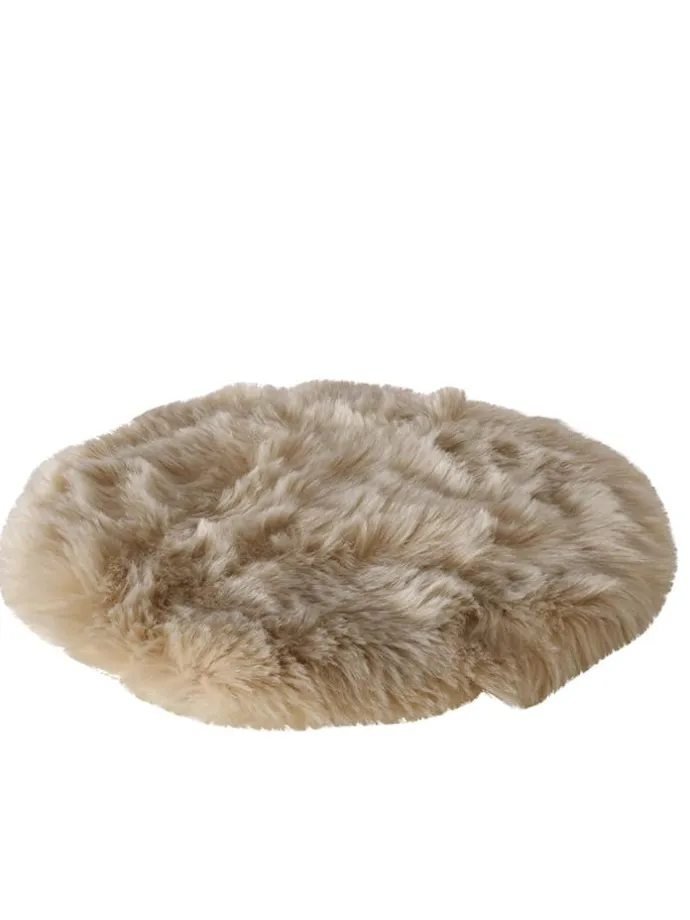 2er-Set: Sitzkissen "Josy" in Braun - Ø 38 cm