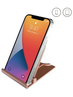 2er-Set: Smartphone- und Tablet-Halterungen in Rosa