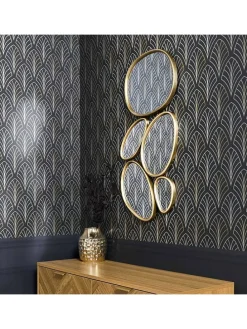 5er-Set: Spiegel in Gold