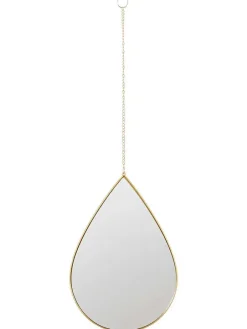 3er-Set: Spiegel in Gold in Gold - (B)19 x (H)27 cm