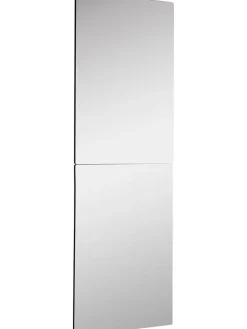 2er-Set: Spiegelleiste in Silber - (B)40 x (H)120 cm