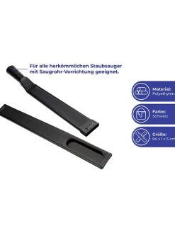2er-Set: Staubsauger-Aufsätze in Schwarz - (H)94 cm