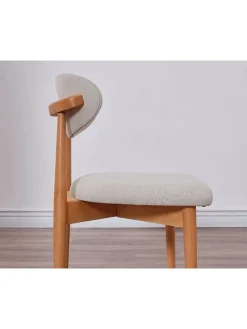 2er-Set: Stühle in Grau/ Hellbraun - (B)44 cm - (H)81 cm