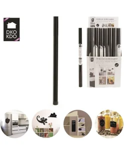 2er-Set: Tafelsticker in Schwarz - (L)100 x (B)45 cm