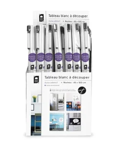 2er-Set: Tafelsticker in Weiß - (L)100 x (B)45 cm