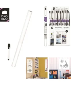 2er-Set: Tafelsticker in Weiß - (L)100 x (B)45 cm