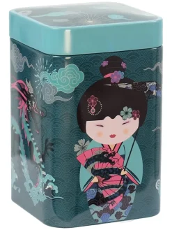 2er-Set: Teedosen "Sweet Little Geisha" in Lila/ Grün - 100 g