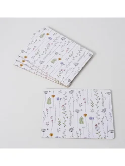 4er-Set: Tischset "Kamilla" in Weiß/ Bunt - (L)30 x (B)40 cm