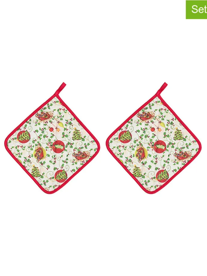 2er-Set: Topflappen in Bunt