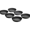 6er-Set: Tortelettformen "Classic" in Anthrazit - Ø 10 cm