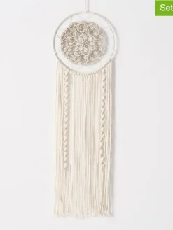 2er-Set: Traumfänger "Chakra" in Beige/ Creme - (H)86 cm