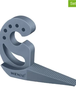 2er-Set: Türstopper "Multi-Stop" in Blaugrau - (B)12 x (H)8 x (T)2,5 cm