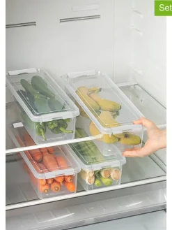 4er-Set: Vorratsdosen in Transparent