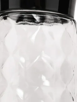 6er-Set: Vorratsgläser in Schwarz - (H)26 x Ø 10 cm