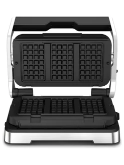 2er-Set: Waffelplatten "XA734810" in Schwarz