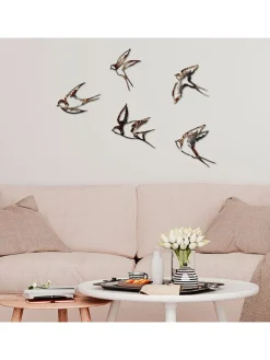 5er-Set: Wanddekore "Birds - 2"