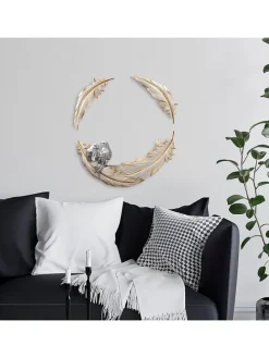 3er-Set: Wanddekore in Beige