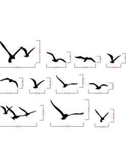 11er-Set: Wanddekore 