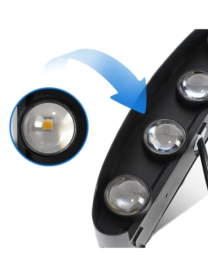 2er-Set Wandleuchte LED in schwarz Modern warmweiß 7W IP65 Up Down L 22cm