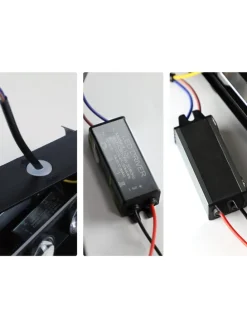 2er-Set Wandleuchte LED in schwarz Modern warmweiß 7W IP65 Up Down L 22cm