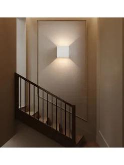 4er-Set Wandleuchte LED 5W in weiß modern 3000K warmweiß IP65