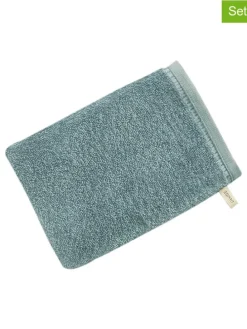 6er-Set: Waschhandschuhe ''Modern Solid'' in Blau