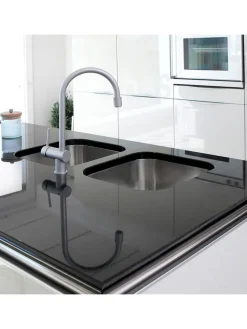 2er-Set: Wasserhahn-Entkalker in Grau - (H)7 x Ø 5 cm