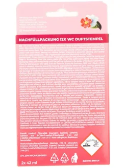 4er-Set: WC-Duftstempel "Floral Harmony", je 2x 42 ml