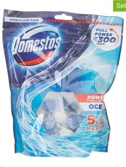 5er-Set: WC-Steine "Domestos Power Ocean", je 5 Stück