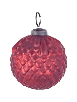 6er-Set Weihnachtsbaumkugeln ARGENTIN in Rot