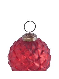 6er-Set Weihnachtsbaumkugeln ARGENTIN in Rot