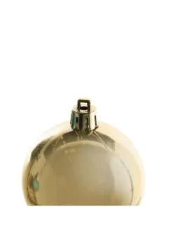 100er-Set Weihnachtsbaumkugeln VANERN in Bunt/Gold