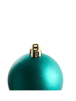 100er-Set Weihnachtsbaumkugeln VANERN in Bunt/Gold