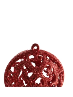 100er-Set Weihnachtsbaumkugeln VANERN in Bunt/Gold