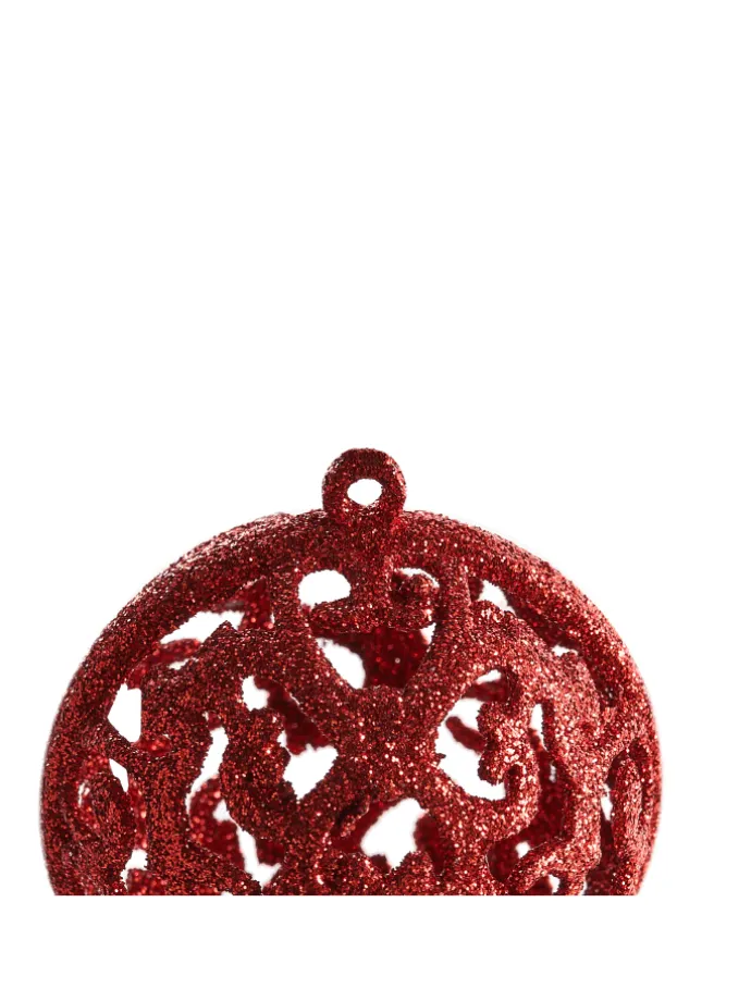 100er-Set Weihnachtsbaumkugeln VANERN in Bunt/Gold