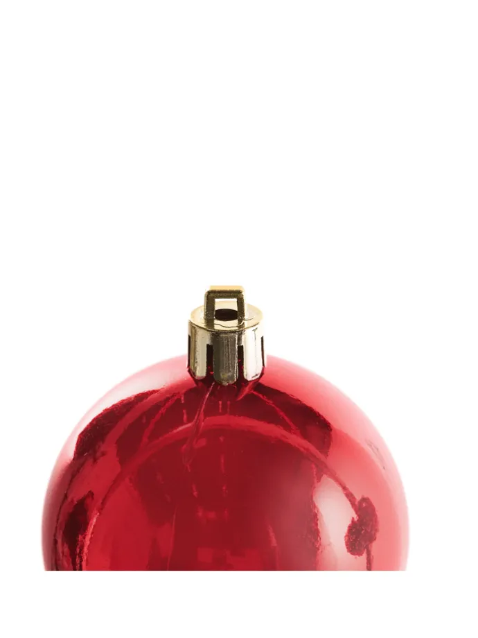 100er-Set Weihnachtsbaumkugeln VANERN in Bunt/Gold