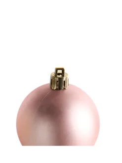 114er-Set Weihnachtsbaumkugeln GJENDE in Rosa/Gold