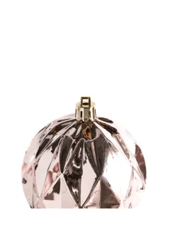 114er-Set Weihnachtsbaumkugeln GJENDE in Rosa/Gold