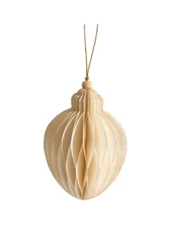 20er-Set Weihnachtsbaumkugeln ALTAELVA in Beige