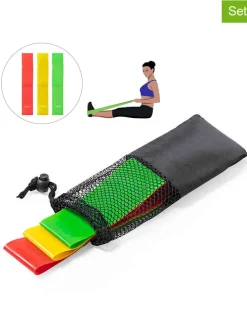 3er-Set: Widerstandsbänder in Ror/ Gelb/ Grün - (L)30 cm