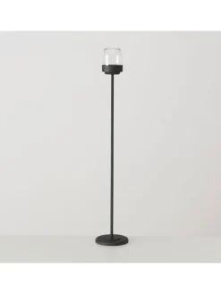 3er-Set: Windlichter "Senza" in Schwarz