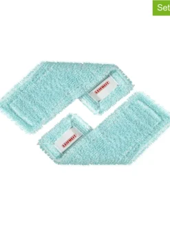 2er-Set: Wischbezüge "Profi XL super soft" in Hellblau