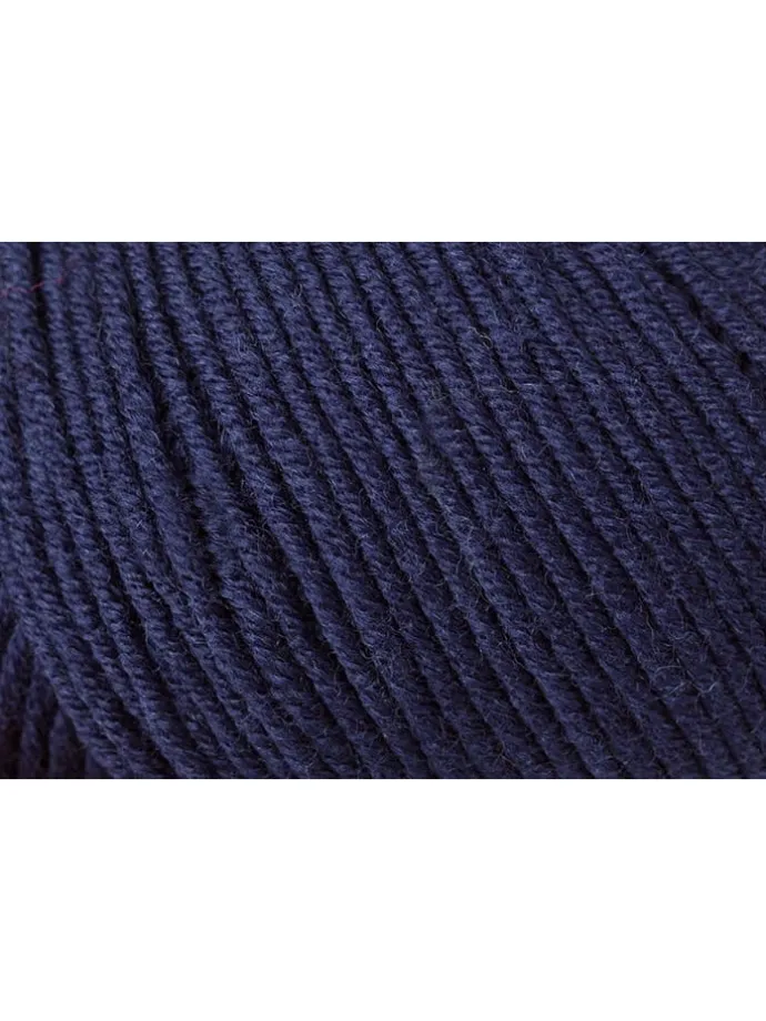 10er-Set: Wollgarne ''Merino Extrafine 120'' in Dunkelblau - 10x 50 g